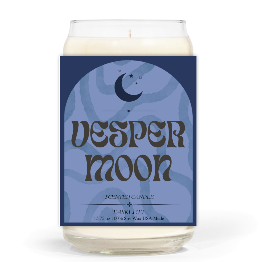Vesper Moon 13.75oz Clear Jar Candle